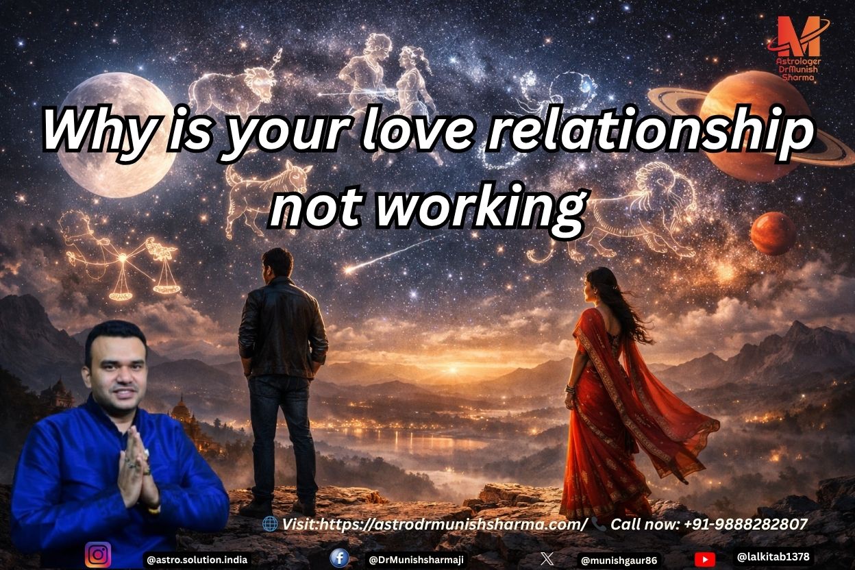 Mystical 7D cinematic landscape with glowing Indian zodiac constellations above temples and a cosmic sky.