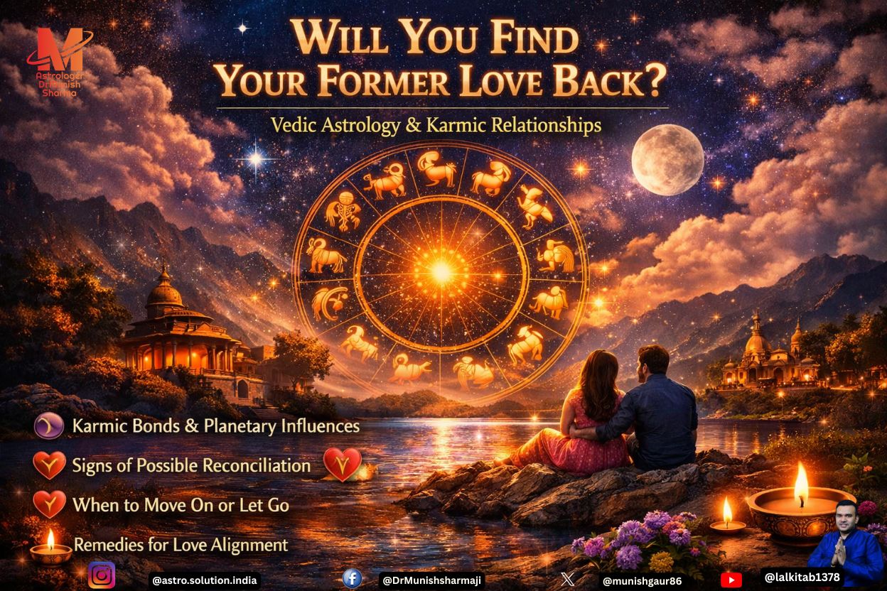 “Vedic astrology guide on love reunion and karmic relationships” “Astrological houses and planets influencing ex-love return” “Breakup, karma, and reconciliation insights through astrology”