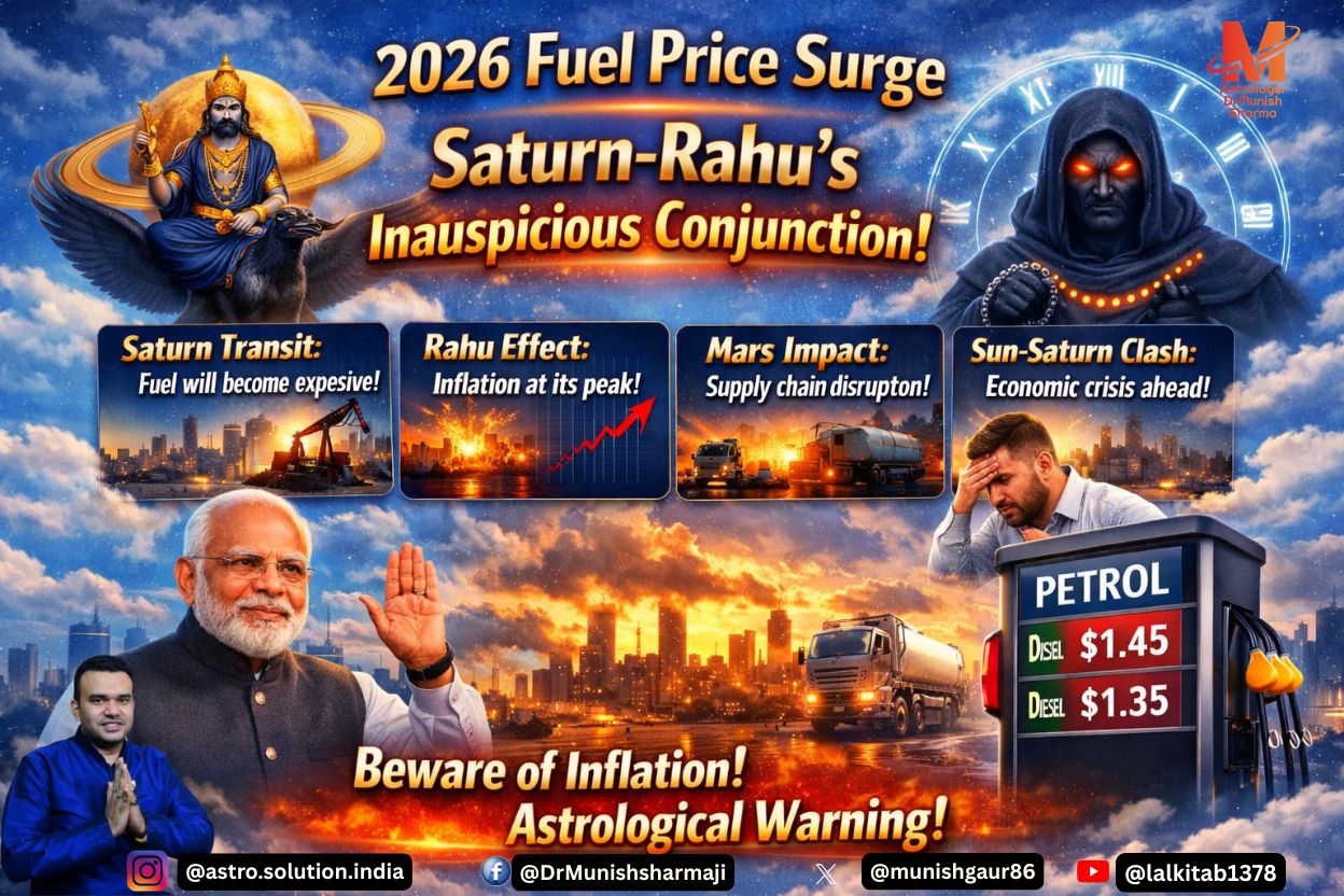 Petrol Diesel Price Hike 2026 Astrology Prediction | Shani Rahu Inflation Effect | PM Modi Fuel Warning | India Economic Crisis | EV Sector Growth